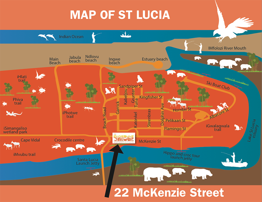 St Lucia Map